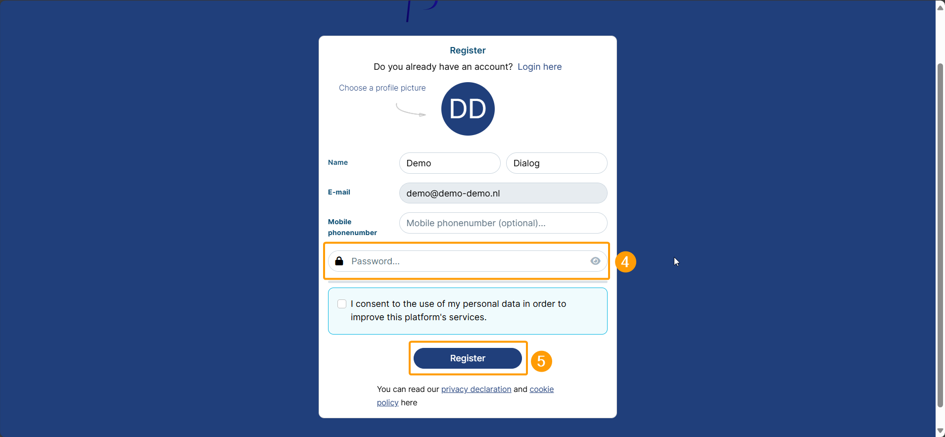How can I create a demo account in Dialog? – Dialog